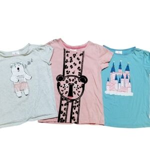 Hanna Andersson Kids' Graphic T-Shirt Trio 8y